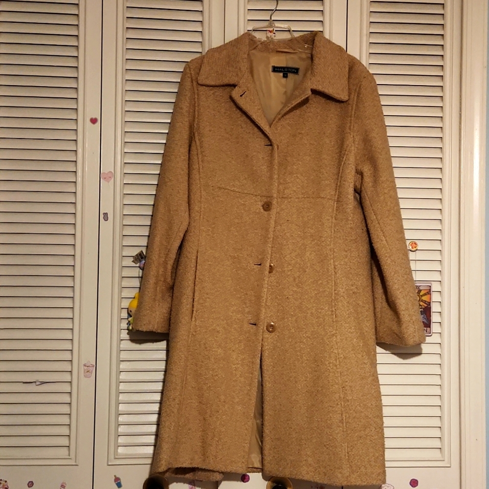 Halston Heritage Tan Trench Coat